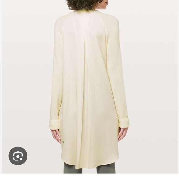 lululemon athletica Sweaters - Lululemon Still At Ease Wrap Angel Wing